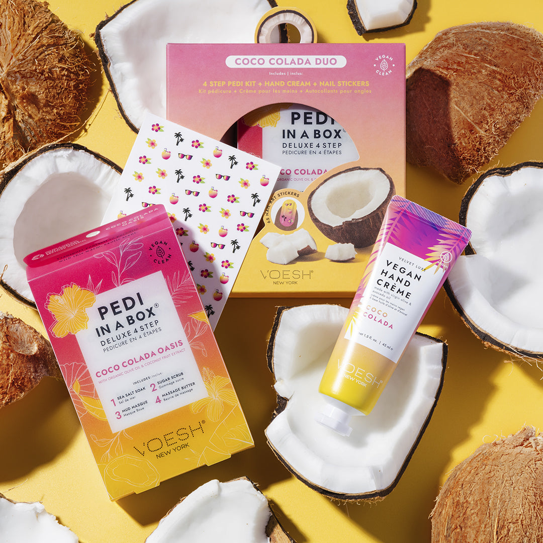 coco colada oasis duo on coconut backdrop