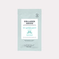 Collagen Socks with mint & botanical Extracts on gray background