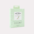Voesh moisturizing heel socks with packaging.