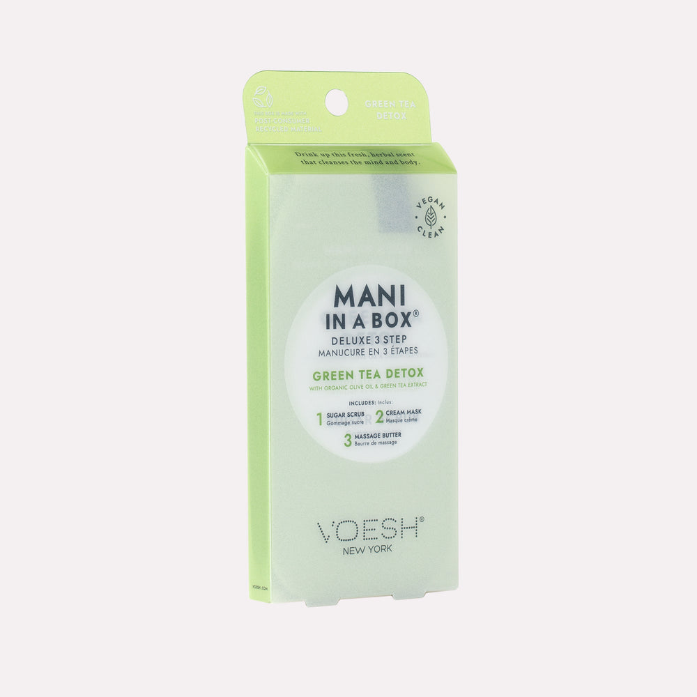 Green Tea Detox Mani in a Box on gray