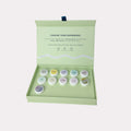 Small Scent Menu Box open to showcase scent pods.