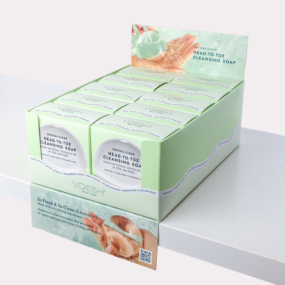 Crystal Clear Head-To-Toe Cleansing Soap Display Kit