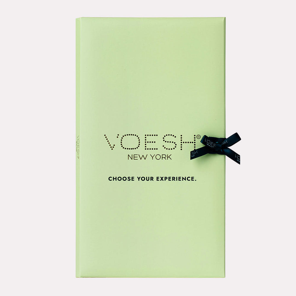 Salon Menu Holder front on grey background
