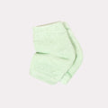 Voesh moisturizing heel sock on a counter