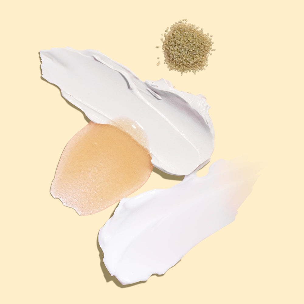 Honey Oatmilk Nourish Pedi in a Box Deluxe 4 Step swatches