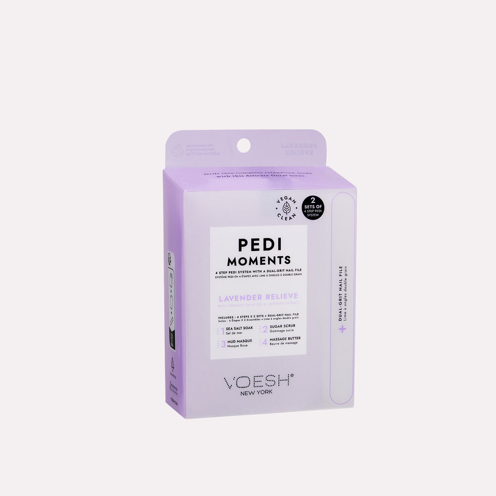 Lavender Relieve Pedi Moments on Gray