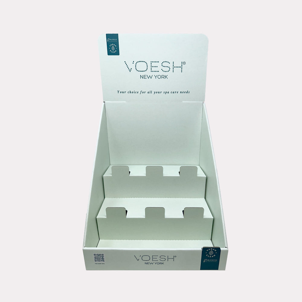 Countertop 3-Tier Pedi Display Stand