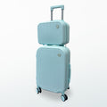Blue Carry-On Luggage Set
