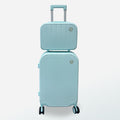 Blue Carry-On Luggage Set