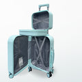 Blue Carry-On Luggage Set