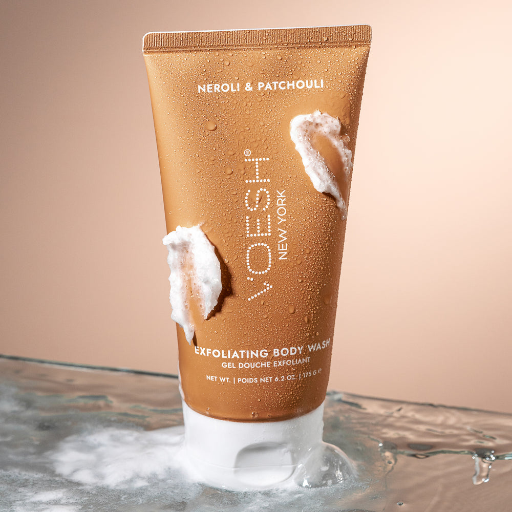 Exfoliating Body Wash Neroli & Patchouli - Sugar Scrub with Plant-Derived AHAs
