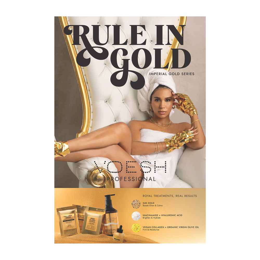 Wall Poster Imperial Gold 24” x 36”