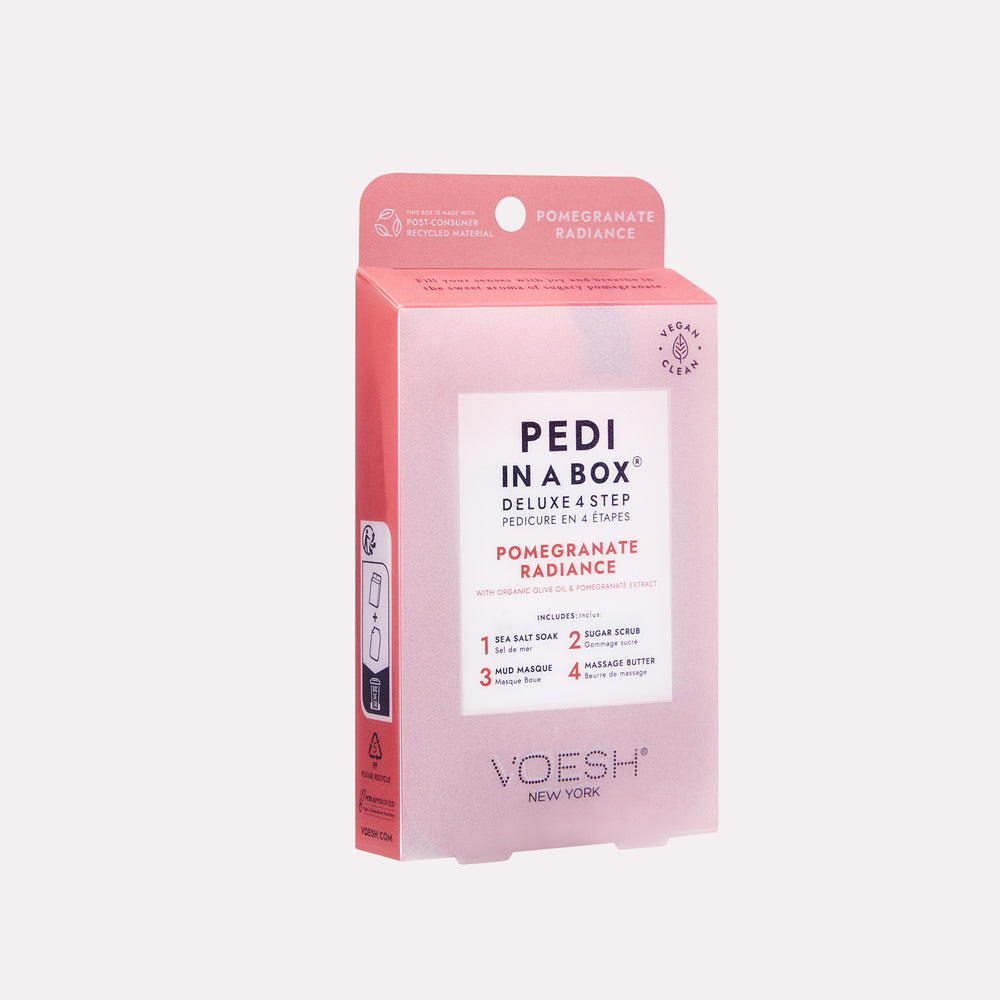 Pedi in a Box Deluxe 4 Step Pomegranate Radiance