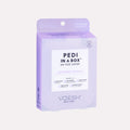 Lavender Vanilla O2 Fizz 5 Step Pedi in a box on gray background