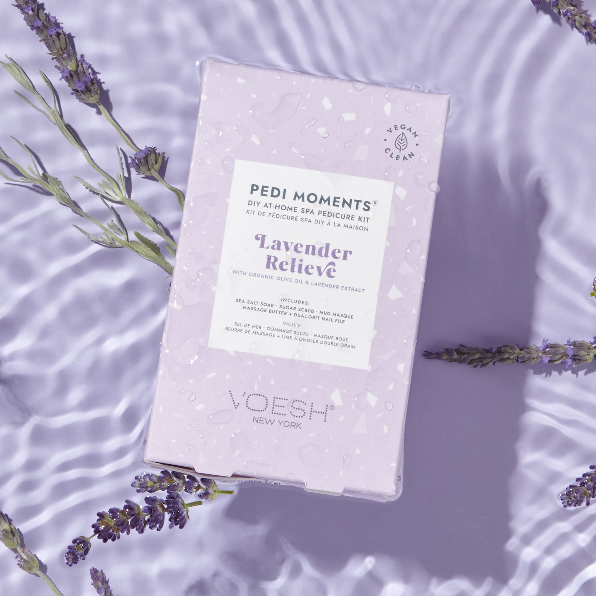 Pedi Moments Lavender Relieve | VOESH Professionals