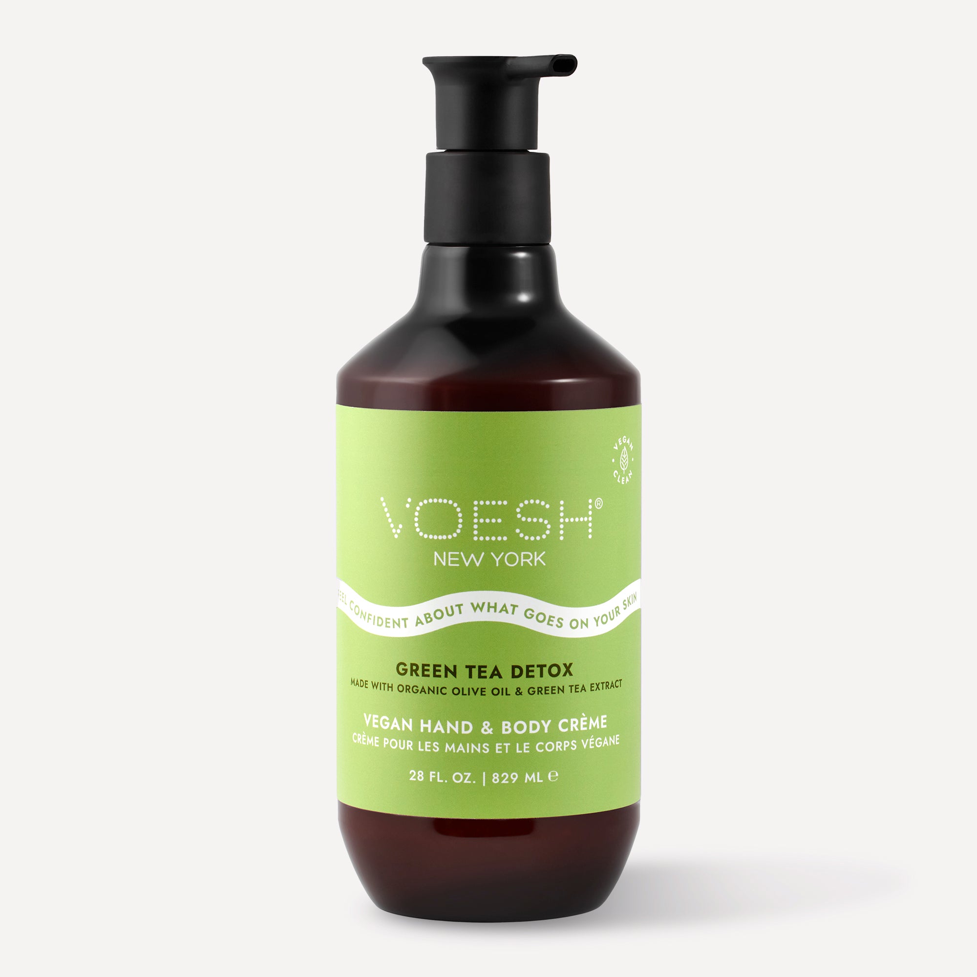 Green Tea Detox Vegan Hand & Body Crème 28 oz. | VOESH Professionals