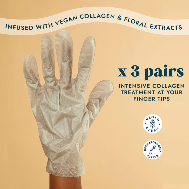 Collagen Gloves With Argan Oil Trio