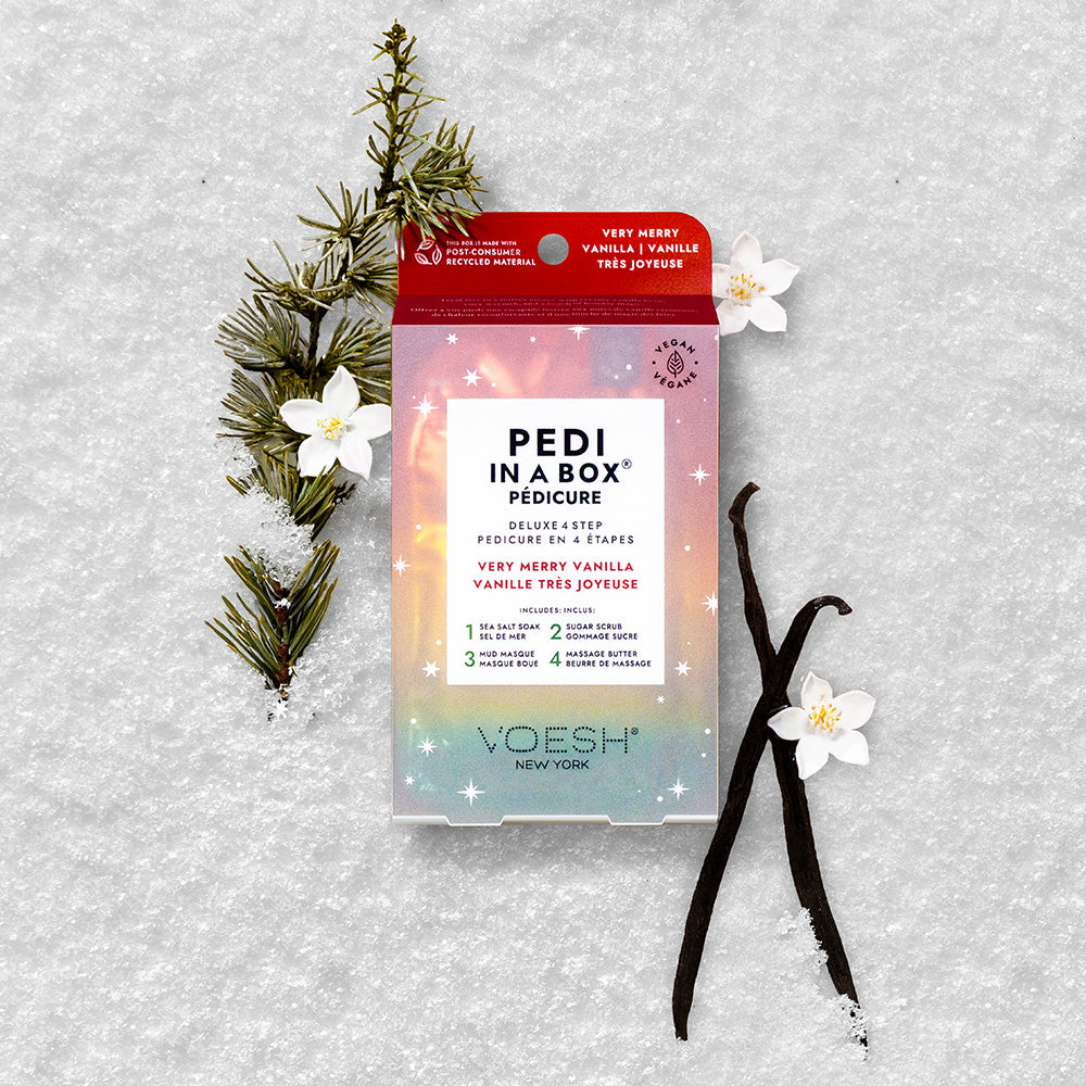 Pedi in a Box Deluxe 4 Step Very Merry Vanilla