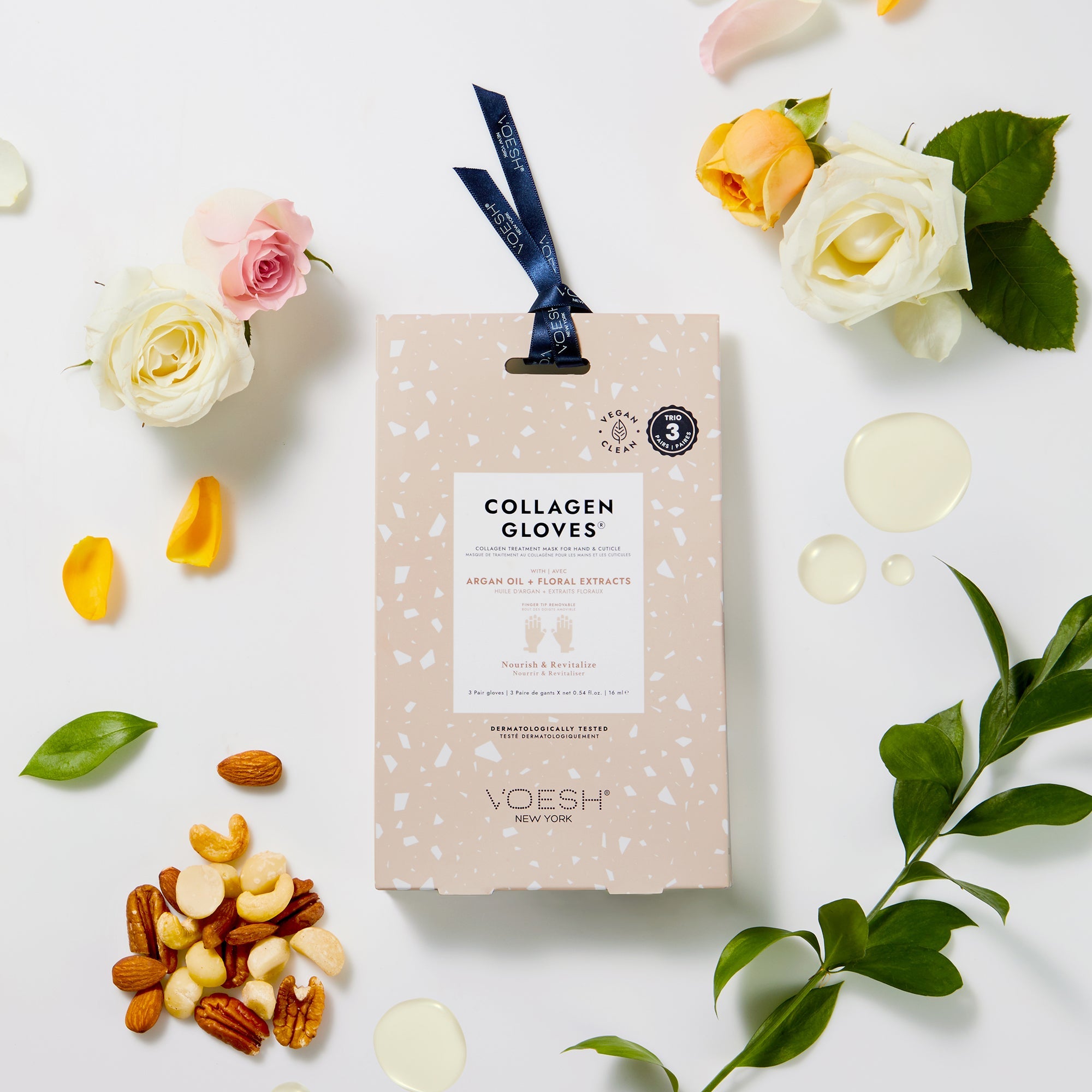 Collagen Gloves With Argan Oil Trio | VOESH Professionals