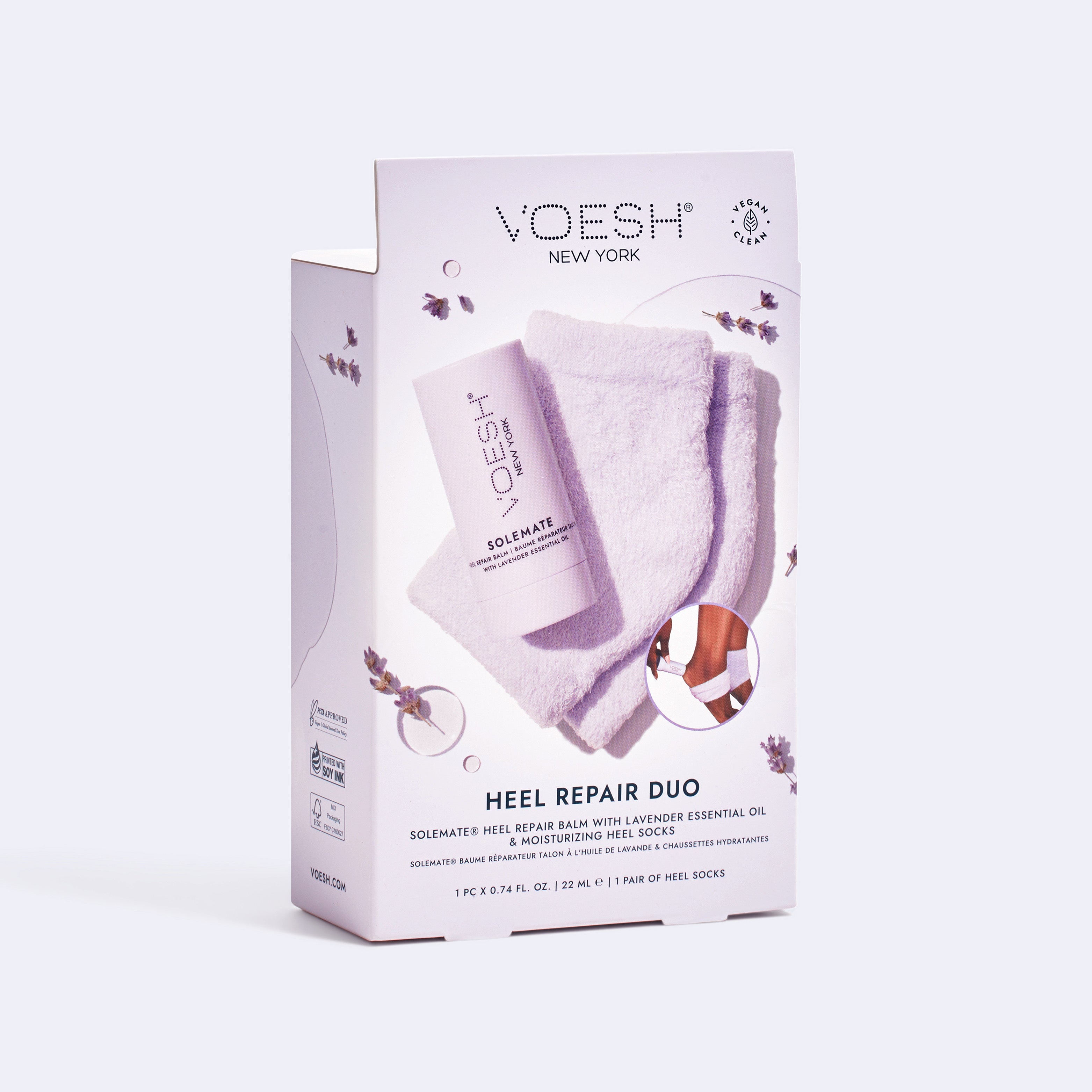 Heel Repair Duo Lavender | VOESH Professional – VOESH Professionals