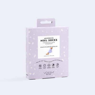 Moisturizing Heel Socks - Purple