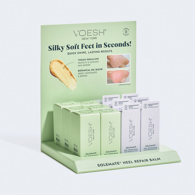 Solemate Heel Repair Balm Lavender Retail Display Kit