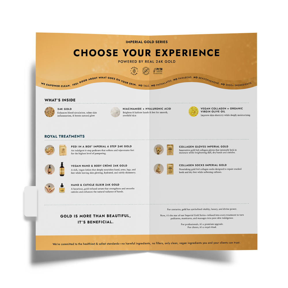Salon Menu Imperial Gold