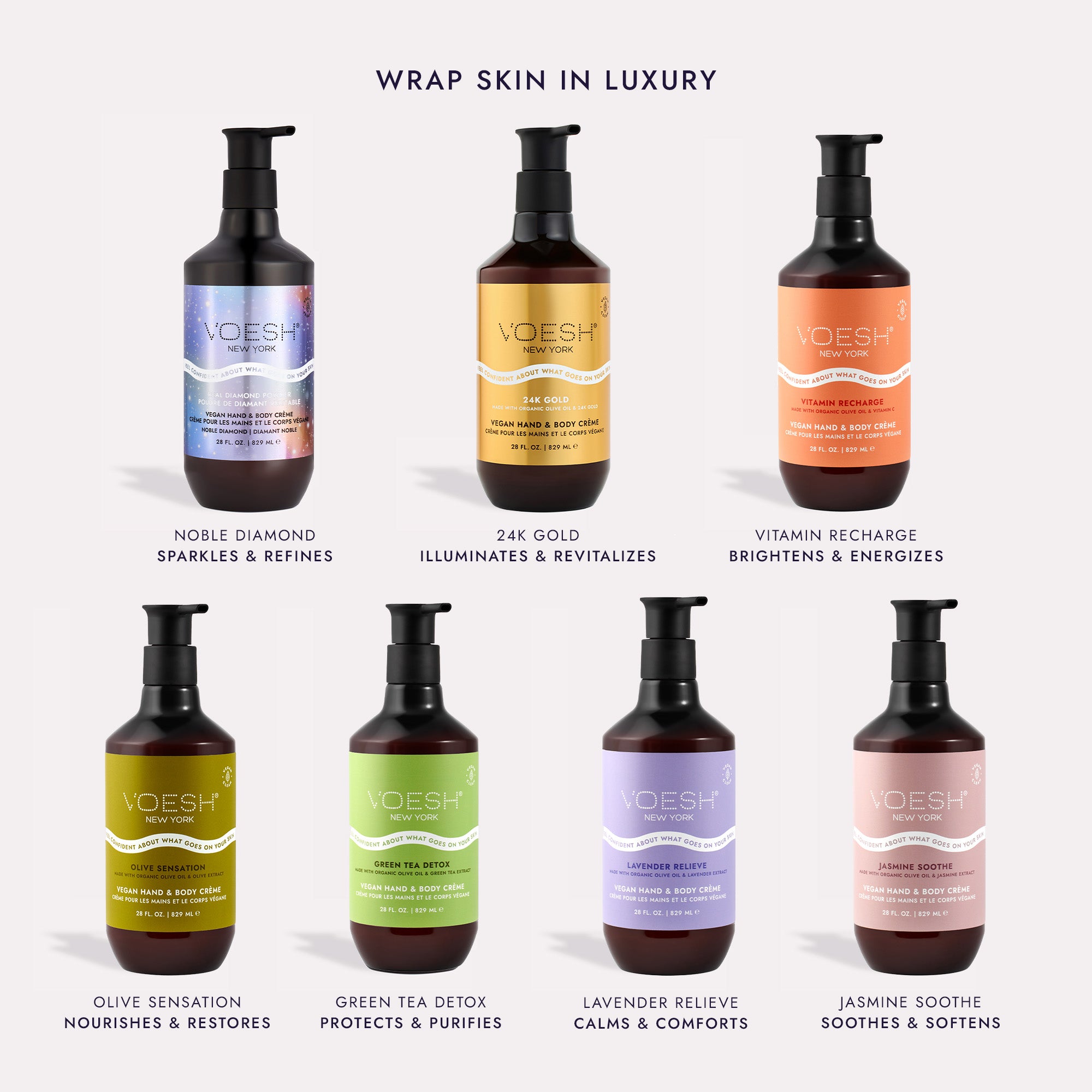 Vegan Hand & Body Crème Noble Diamond | VOESH Professional – VOESH PRO