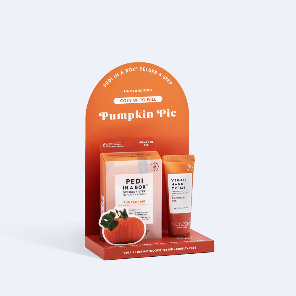Pumpkin Pie Shelf Talker Stand