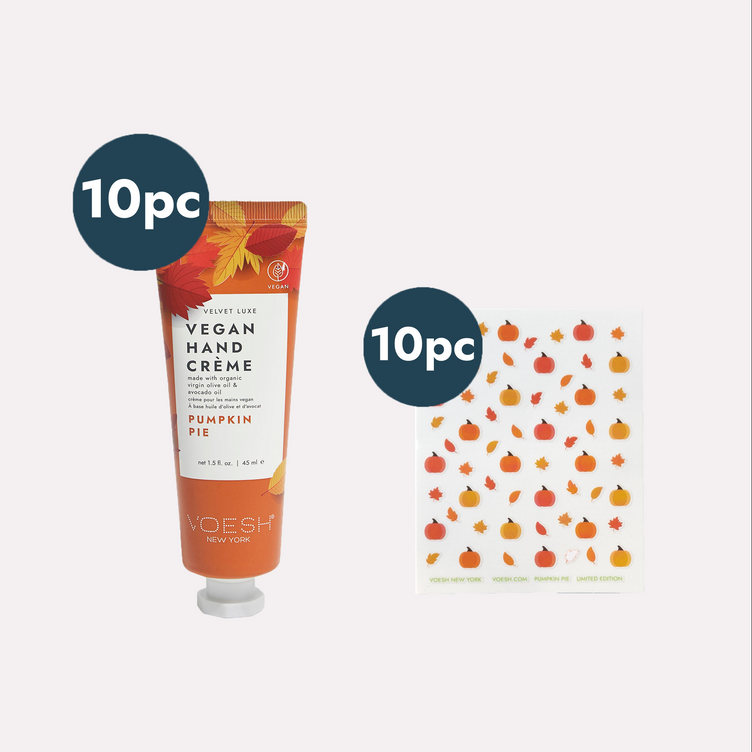 Pumpkin Pie Lotion + Nail Sticker - 10pc Bundle