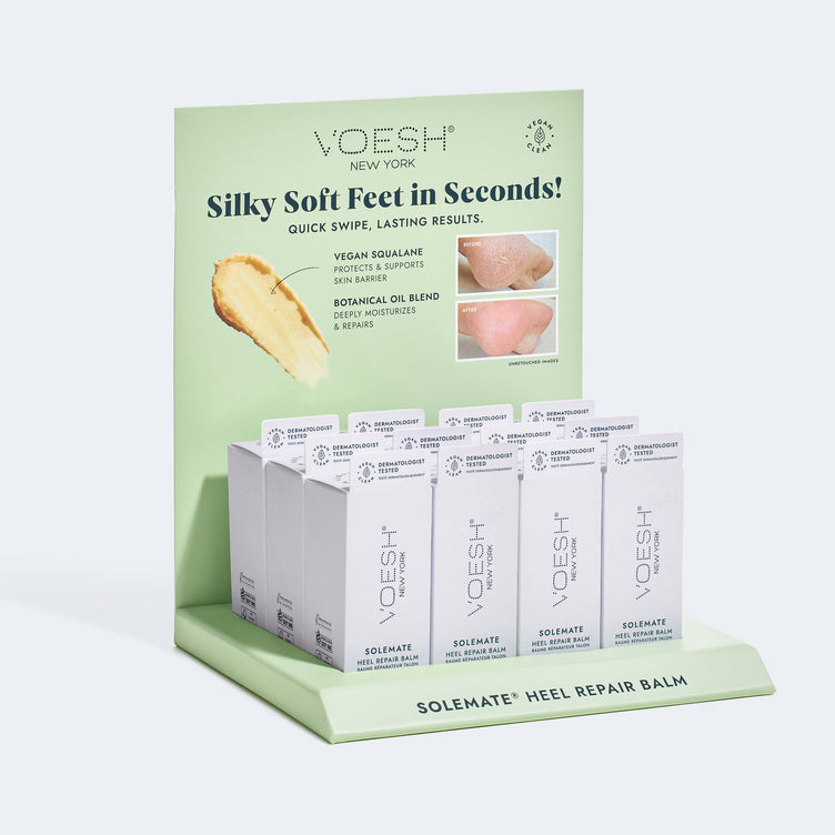 Solemate Heel Repair Balm Lavender Retail Display Kit